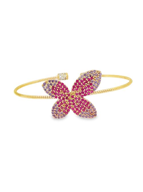 Dea gold fucsia&ametista bracelet<BR/>
